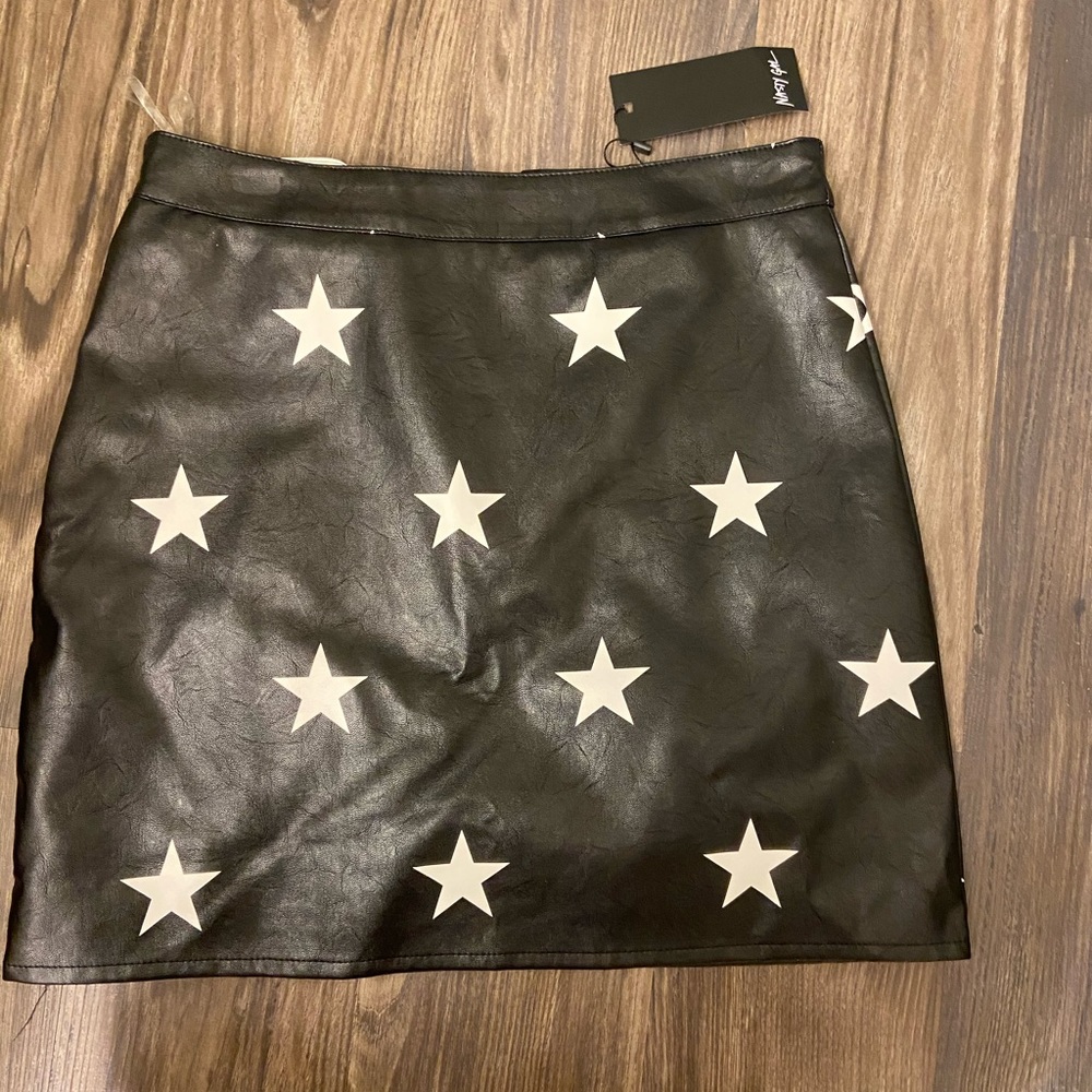 NWT nasty gal star skirt